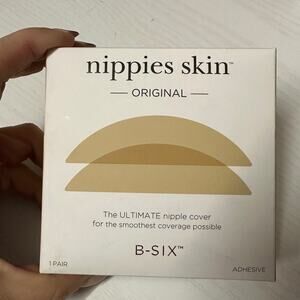 Nippies Skin Original Adhesive Nipple Covers Size 1 Small/Medium in Creme, New